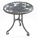 IMAGE OF Monogrammed Vineyard Side Table (Oil-Rubbed Bronze) (21