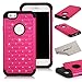 iPhone 6 4.7 Case, SGM Hybrid Gel Rhinestone Bling Armor Defender Case for Apple iPhone 6 (4.7