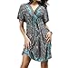 NEOSAN Womens Beach Cover Up Oversized Printed Swim Bikini Pool Wear