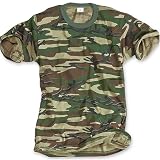 Surplus CAMOUFLAGE T-SHIRT HERREN, WOODLAND, XL