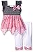 Little Lass Girls' 2 Piece Skimmer Set Denim Disco Dots