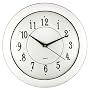 Timekeeper Products LLC 12-Inch Round White Wall Clock