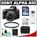 Sony Alpha A55 SLTA55VL 16.2 MP Translucent Mirror Technology Digital SLR Camera & 18-55mm Lens with 32GB Card + Case + UV Filter + Cleaning & Accessory Kit
