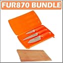 Rachael Ray Gusto-Grip Kitchen Trio Set + Bamboo Cutting Board