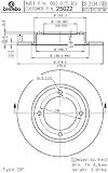 Brembo 25022 Front Disc Brake Rotor