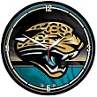 Jacksonville Jaguars NFL Round Wall Clock Jacksonville Jaguars NFL Round Wall Clock