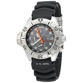 Citizen Men's Eco-Drive 200 Meter Professional Diver Aqualand Watch #BJ2000-09E