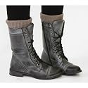 Womens Military Style Army Combat Worker Ladies Lace Up Ankle Boots Size 3 4 5 6 7 8