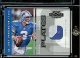 2003 Playoff Honors Joey Harrington Plates Nameplate Swatch 55/65 Detroit Lions Football Card - Mint Condition - Shipped In Protective Display Case