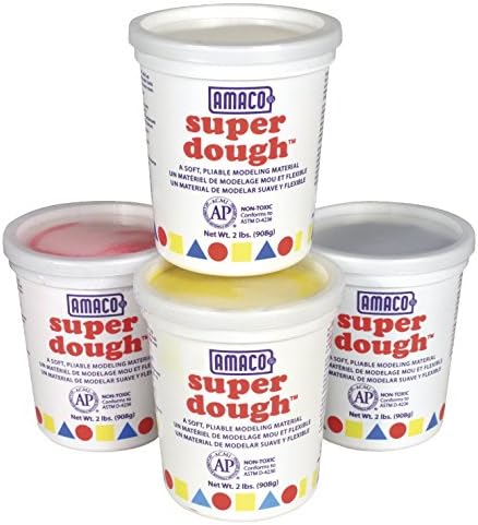 Amaco Super Dough Modeling Compound - 8 oz - White