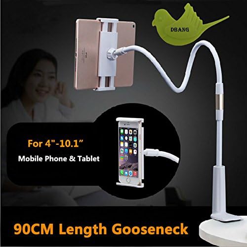 DBANG Cell Phone Holder, Universal Desktop Bed Flexible Long Arms Lazy Mount For IPAD/Tablets/Apple Iphone 6/Samsung Galaxy/GPS With Bird Shape DBANG Orange Peeler Gift(90CM)