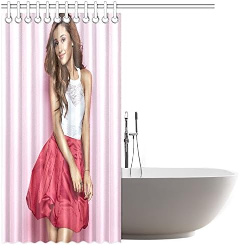 MOXUR Ariana Grande Shower Curtain 66"x72" - Waterproof Polyester Fabric