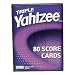 Triple Yahtzee Score Pads