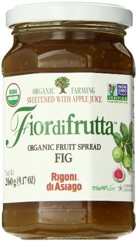 Fiordifrutta Organic Fig Fruit Spread 9.17 Oz (3 Pack)
