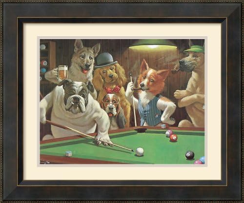 The Hustler by Arthur Sarnoff Framed