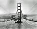 The Golden Gate Bridge During Construction , 20x16