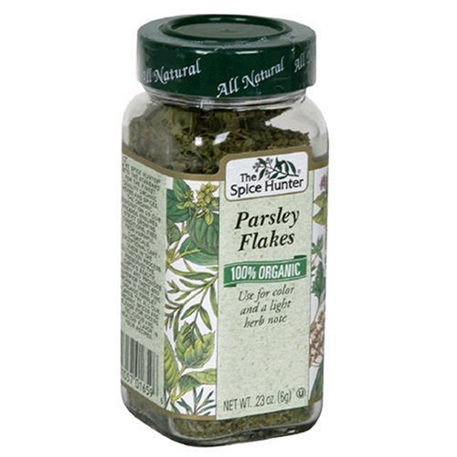 Spice Hunter Organic Parsley Flakes, 0.23-Ounce Unit (Pack of 6)
