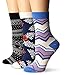 PACT Women's Mix and Match Organic Crew Sock Bundle 3-Pack