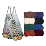 100% Cotton Market String Bags - Now in COLORS!