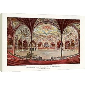 Box Canvas Print of The Great Ballroom in the Palace of Electricity, Paris World Exposition, 1889, from Heritage-Images