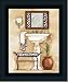 Safari Iv Zebra Leopard Decor Bath Room Print Framed