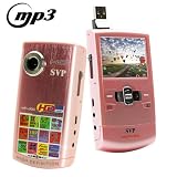 SVP MP300 HD MP3 Player and Pocket HD Video Pink Camera, YouTube Software
