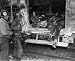 1945 DEAD HOLOCAUST PRISONERS & US SOLDIERS PHOTO
