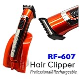 LexBlue（TM）強力な電気プロフェッショナルバリカン充電式トリマーヘアカットシェーバーRF-607