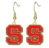 North Carolina State Wolfpack - NCAA Team Logo Dangler Earrings