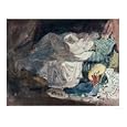 From Swiss Figures Sketchbook (Finberg LXXVIII) Art Styles Giclee Poster Print by William Turner, 48x36