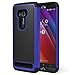 MoKo ASUS Zenfone 2 Laser Case - [Anti Drop] Hard Polycarbonate + Silicone Protector Bumper Cover for ASUS Zenfone 2 Laser (ZE550KL / ZE551KL) 5.5 Inch Smartphone 2015 Release, INDIGO
