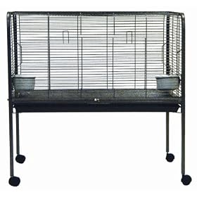 Brand New Rabbit Chinchilla Ferret Guinea Pig Cage 38x23x38 -- ER3823 Antique - Silver