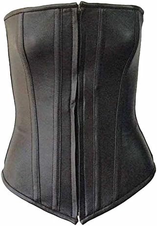Strapless Zip Front Lambskin Leather Corset (Large)