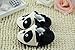 DZT1968® Baby Girl Cotton Panda Soft Sole Anti Slip Prewalker Shoes Socks (M(5~8 Months))