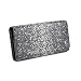 Portemonnaie en cuir femme noire, Anthoni Crown