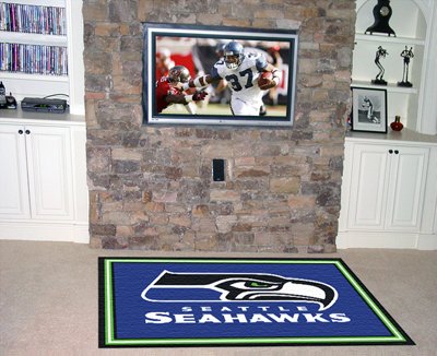 Seattle Seahawks Rug 4x6 - NFL