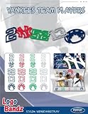 Forever Collectibles New York Yankees Baseball Players Bandz Silly Bands 20PK - Jeter, A-rod, CC