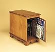 Magazine Cabinet Table in Nostalgic Oak Finish By Powell Furniture