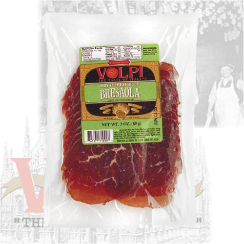 Volpi Pre-Sliced Bresaola - 3oz. by Volpi
