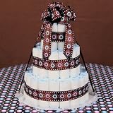 Trendy Modern Diaper Cake - Tier 3