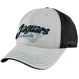 NFL Reebok Jacksonville Jaguars Gray-Black Tonal Flourish Adjustable Hat