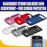 BlackBerry Exclusive Assorted Skins for BlackBerry Storm with Free Bonus Super Deal Screen Protector