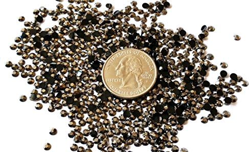 GoldenLiving168 Metallic Silver AB Crystal Round Jelly 800pcs Rhinestone 4mm (16ss) 3D Acrylic Nail Art Decoration Cellphone Case USA SELLER! FAST SHIPPING!…