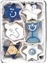 Beautiful Sweets Hanukkah Smiles Organic Cookies, 4 Cookies