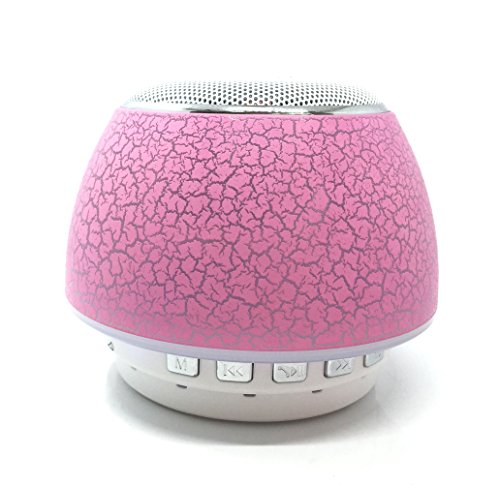 A8 Wireless Bluetooth Speaker - With Pink Shade and Blinking LED Light (LCDZ-A8BT-PK)