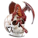 Mortal Doom Collectible Dragon And Skull Of A Fallen Knight Figurine by The Hamilton Collection