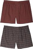 Harbor Bay Big & Tall Red Plaid Boxers