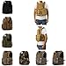 CAMTOA Tactical Vest Combat Molle Assault Military Army Airsoft Tactical SWAT Vest for Police Holster