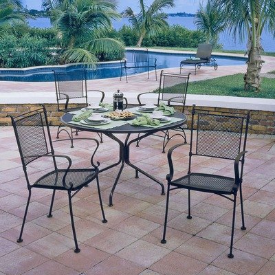 Bradford 5 Piece 4 Seat Dining Set Finish: Midnight product image