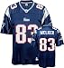 Wes Welker Youth Jersey: Reebok Navy Replica #83 New England Patriots Jersey - Medium (10-12)